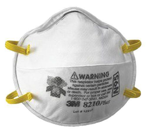 Particulate Respirator 8210V, N95, Cool Flow Valve, 80/Carton