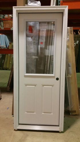 Thermatru S206 Smooth Star Fiberglass Door LH Insw Prime Rot proof frame 2-6X6-6