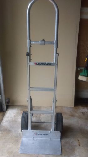 Magliner Aluminum Handtruck with 10&#034; x 3-1/2&#034; Pneumatic Air Tires 213C-G2-1060