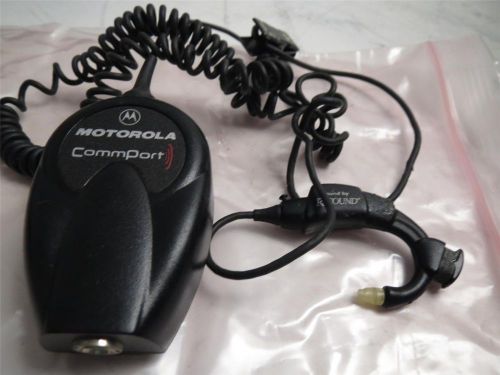 Motorola commport ntn8819a  microphone receiver ear mic ht1000 radio free ship for sale