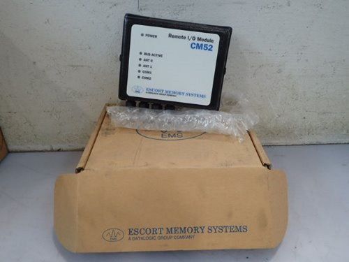 ESCORT MEMORY CM52 INTERFACE MOD. REMOTE I / O (NEW IN BOX)