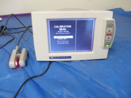 Crit-Line III TQA Laboratory Hemodialysis Volume Patient Monitor ~(S8591)~