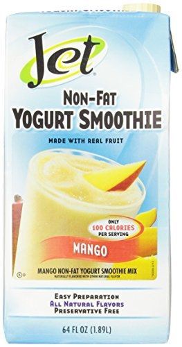 Jet Non-Fat Yogurt Smoothie, Mango, 64 Ounce