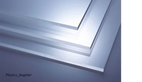 .375&#034; clear polycarbonate sheet 3/8&#034; 24&#034; x 48&#034; (lexan) cut to size!  us seller! for sale