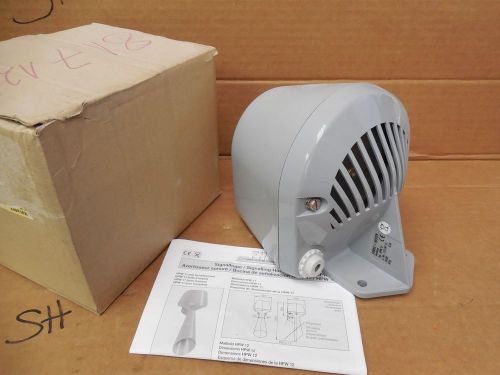 FUNKE+HUSTER Grey Signalhupe Singalling Hooter HPW 12 212 261 13 24VDC .3A New