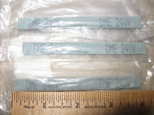 Polishing stones DME 240V #105103 1/8 x 3/8 x 4&#034; (3)