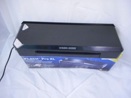 Free Shipping Black &amp; Decker Flash Pro XL Thermal 12.5&#034; Laminator - LAM125FH