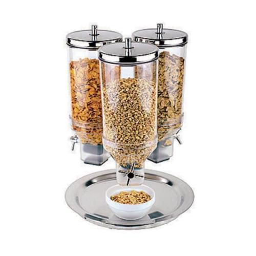 New aps pademo world cuisine 4.8 qt polypropylene triple/3 cereal dispenser-$884 for sale