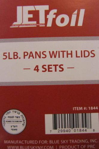 Jetfoil 5 Pounds Pans With Lids 4 Sets 1844