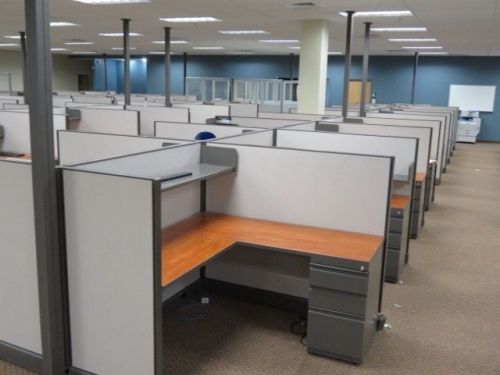 WORK STATIONS FOR 6 PEOPLE HERMAN MILLER