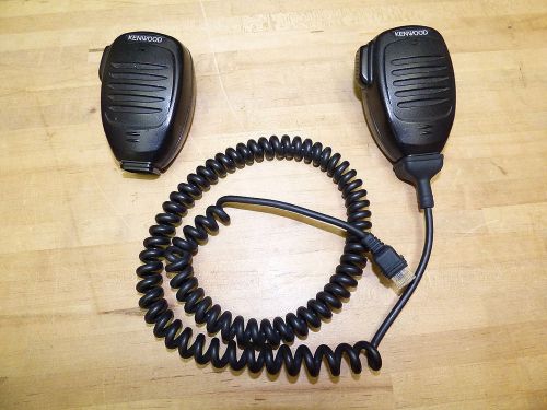 2 KENWOOD 2-WAY RADIO KMC-35 MICROPHONES WITH FREE SHIPPING!!