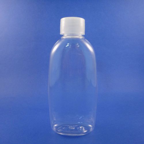 Plastic Empty Body Lotion Cream Shampoo Bottle Oval Shape Cosmetic Container 5OZ