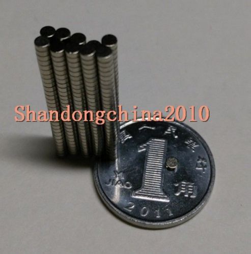 100Pcs Super Strong Round Magnets 2mm dia X 1mm Rare Earth Neodymium Magnet N35