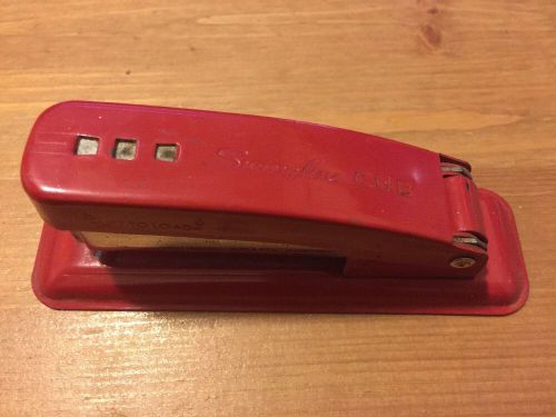 VINTAGE SWINGLINE CUB STAPLER RED