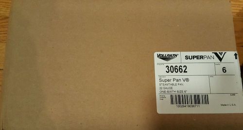 VOLLRATH case of six  30662 Pan, Sixth-Size, 2.7 Qt  case of 6 pans