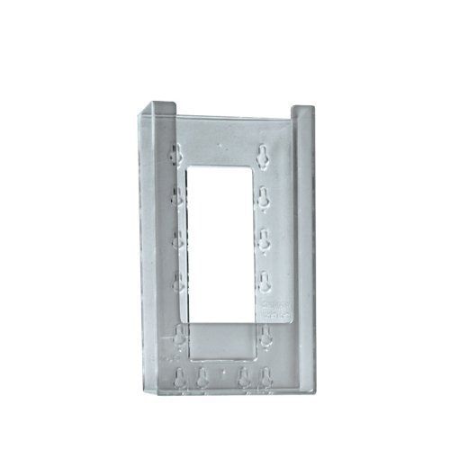 Azar Displays 252328 Single Tri-Fold Wall Mount Brochure Holder, 10-Pack