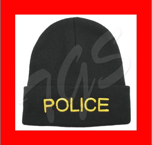 HEROS PRIDE 6888 Police Watch Cap, Beanie, Black, Universal FREE SHIPPING