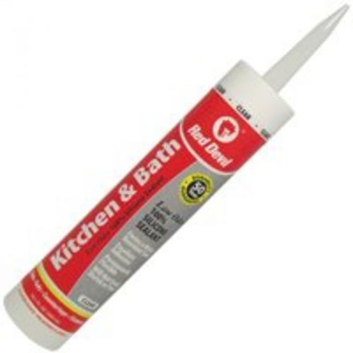 K and B 100 Sili Clear 10.1Oz RED DEVIL INC Tub and Tile Caulk 0887 075339088708