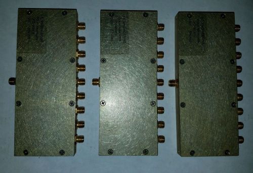 I.F. Engineering Power Divider 9 way SMA 50ohms lot of 3
