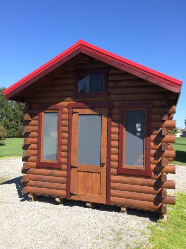Amish built hunter  log cabin- solid pine/cedar construction for sale
