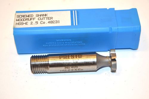 NOS PRESTO UK #405 HSS Woodruff Key Seat Cutter 5/8&#034; x 1/8&#034; x 1/2&#034; Shank WRNA42