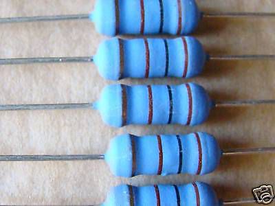 5 pcs 100 ohms 2W Flame Proof Power Resistors.