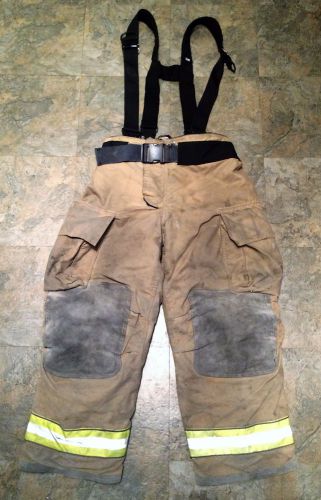 Firefighter Turnout/Bunker Pants w/ Belt/Susp. - Globe G-Xtreme - 36 x 30 - 2007