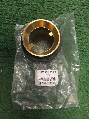 PLUMBING PRODUCTS  1-1/4&#034; CLOSET SPUD C74