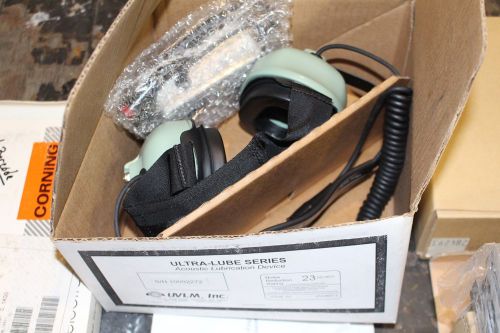 NEW DAVID CLARK 12519G-03 HEADSET H7061 W/ EB-001A