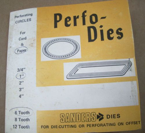 Perfo-dies perforating rule for offset &amp; litho presses, 1- in. 6-tooth per inch for sale