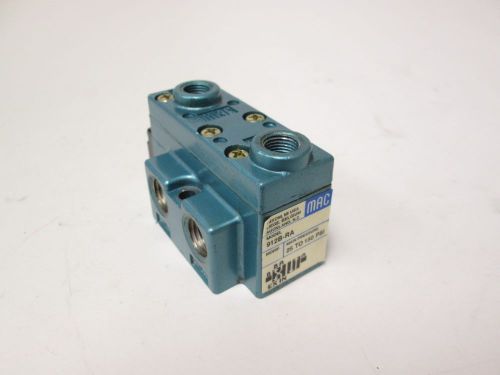 MAC 912B-RA Pneumatic Solenoid Valve Spring Return 25-150PSI 4-Way 2-Position