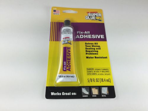 1 Fix-All Adhesive Flexible Super Glue Repair Rubber Wood Vinyl Crafting Leather