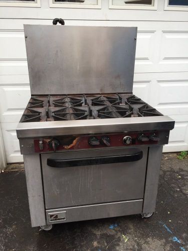 Southbend -- 6 Burner 36&#034; Commercial Range Restaurant Stove