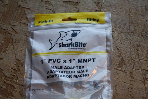 Sharkbite 1 inch pvc x 1 inch male pipe thread adapter for sale