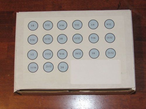 Brand New  Precision ER 32 COLLET SET 21 PCS STANDARD SET 1/8 TO 3/4