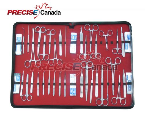 132 PC US MILITARY FIELD MINOR SURGERY SURGICAL VETERINARY DENTA INSTRUMENTS KIT