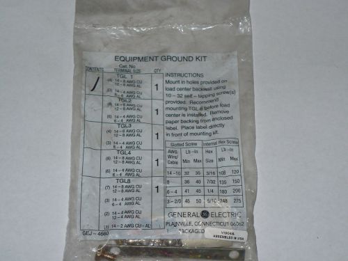 GE TGL1 Equipment Ground Kit, New