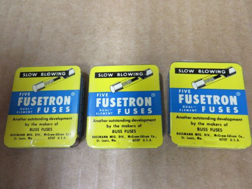 buss fuse  MDL5 mld 5 FUSES  3 PACKS = 15 FUSES  UNUSED  N O S