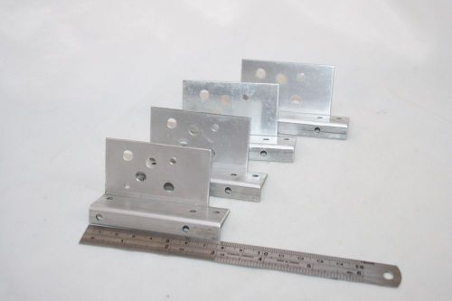 Lot of 4 TO-3 Mounting Brackets / Heatsink Aluminum