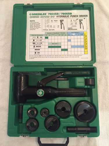 Greenlee 7904SB Quick Draw 90 Hydraulic Punch Driver Kit