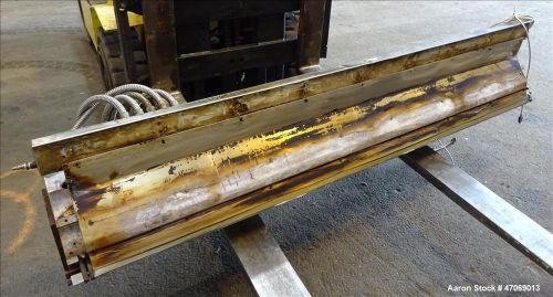 Used- EDI Extrusion Dies 85&#034; Wide Autoflex H40C Sheet Die. Approximately 4&#034; wide