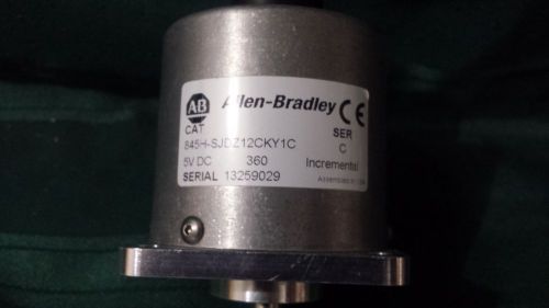 NEW ALLEN BRADLEY 845H-SJDZ12CKY1C INCREMENTAL ENCODER SER C 5V-DC D338323