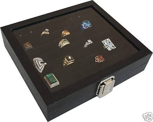 RING BOX RING CASE JEWELRY storage display ORGANIZER