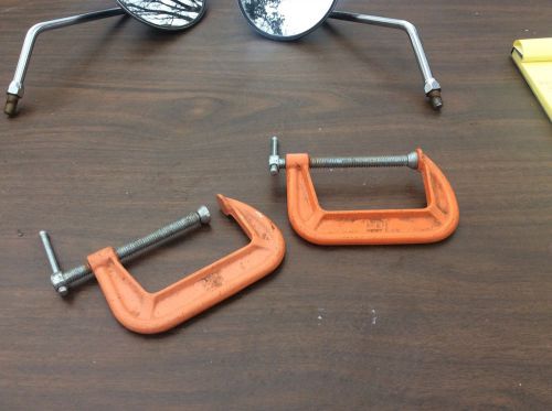 2 Pony Orange Matching Clamps 3 Inch Model P1430