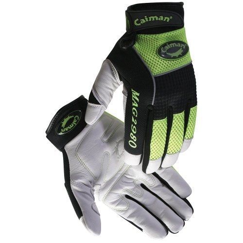 Caiman white goatskin, high-visibility, multi-activity/mechanic 2x-large for sale