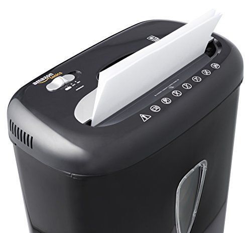 NEW AmazonBasics 6 Sheet High Security Micro Cut Paper and Credit Card Shredder