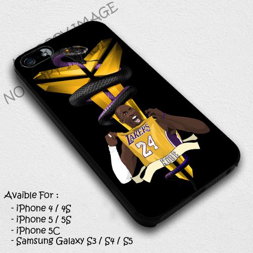 265 Kobe Bryant Black Design Case Iphone 4/4S, 5/5S, 6/6 plus, 6/6S plus, S4