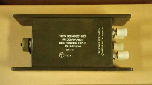 rfi corporation audio frequency coupler NSN 5895-01-147-1726 13619-RF 13704