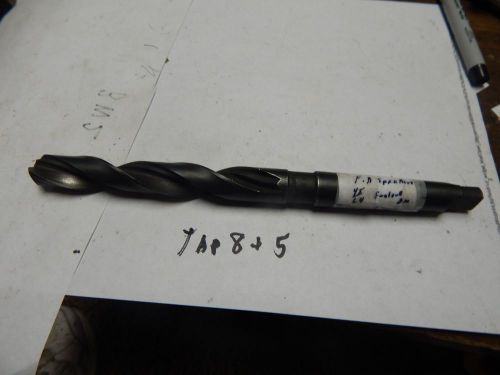 F.B Tools  &#034;Speedcut&#034; 45/64&#034; x #2 Taper Shank Twist Drill Bit