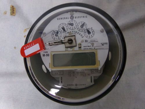 GE General Electric Type M-90 Watthour KWH Meter Form 9S 240V 10CL 13PIN